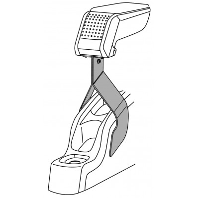 Apoyabrazos específico AR10 para Fiat Panda III (2012-)